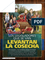 Los legisladores que se van levantan la cosecha 