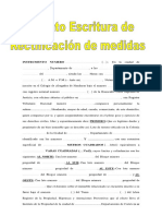 Rectificación de Medidas