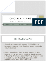 BATU EMPEDU: CHOLELITHIASIS