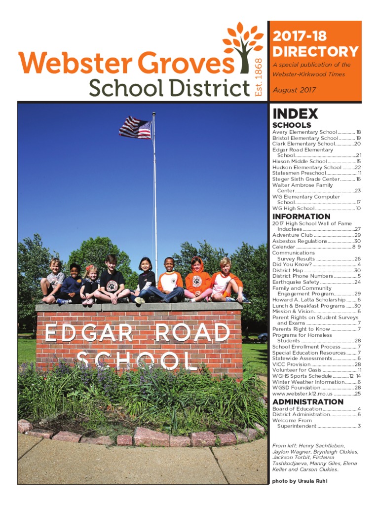 ster Groves School District 2017 Directory PDF Special Education