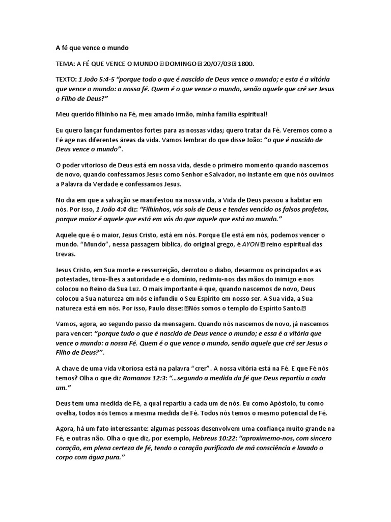 Sermao - EXPONHA PARA SER CURADO | PDF | Pecado | Graça no cristianismo, image size:768x1024