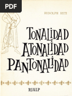 RETI R Tonalidad Atonalidad Pantonalidad PDF