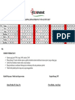 Jadwal Dinas Perawat Vip Agustus 2017