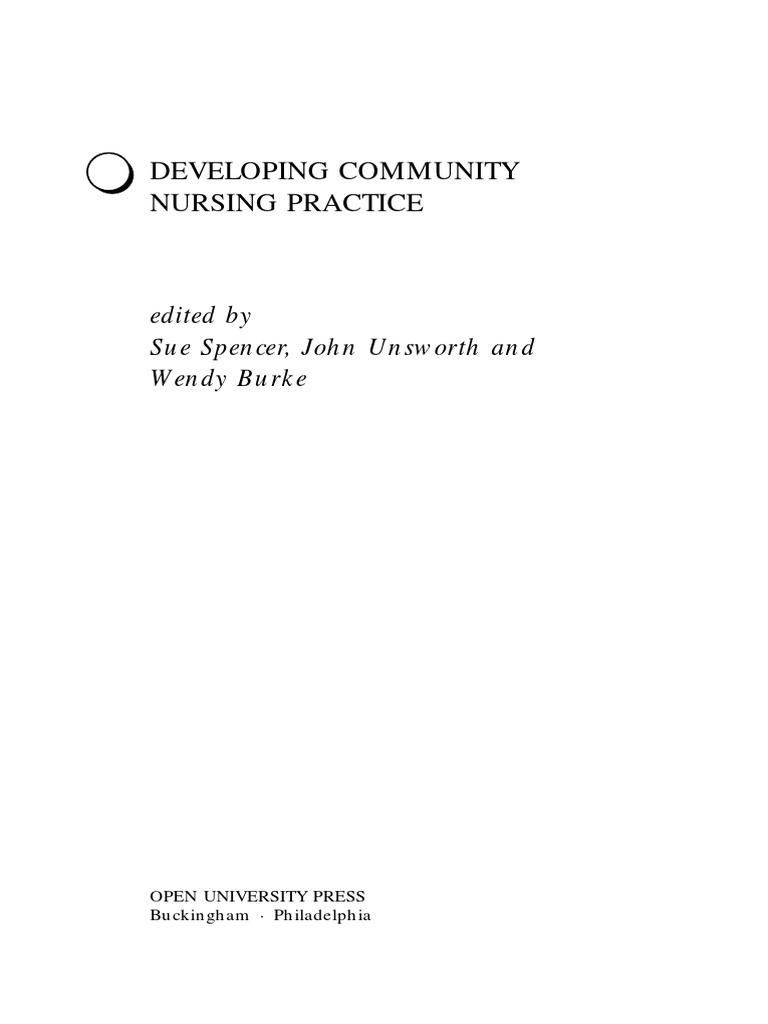 Developing Community Nursing PDF | PDF | National Health Service | Nursing