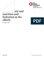 Patient Safety and Nutrition and Hydration in The Elderly