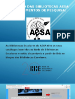 Catálogo Das Bibliotecas AESA-procedimentos de Pesquisa