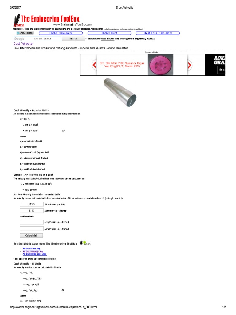 Duct Velocity Duct (Flow) (27 views)