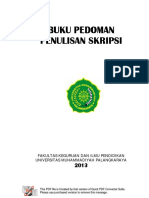 Buku Pedoman Skripsi Fkip 2014 PDF