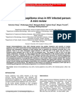 Effect of Human Papilloma Virus in HIV Infected Person: A Mini Review