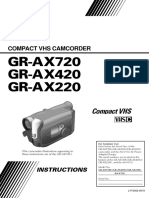 JVC GR Ax220 Users Manual PDF
