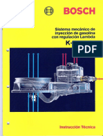 Sistema K-Jetronic de inyección de combustible