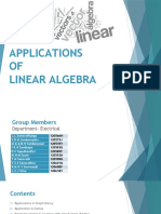 Applications of Linear Algebra