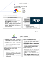 Hoja de Datos de Seguridad Jabon Liquido Manos 2015