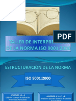 TALLER DE INTERPRETACIÓN DE LA NORMA ISO 9001.ppt