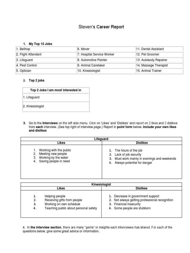 Career Report 2017 Template | PDF | Academic Degree | Employment