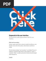 Stopwords in the User Interface – UX Planet