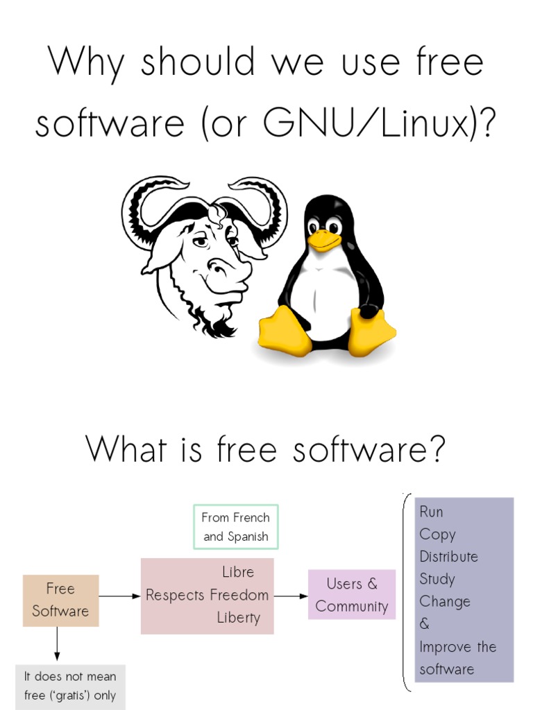 Benefits of Free Software and GNU/Linux | PDF | Computers