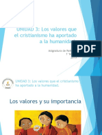 1 Los valores y su importancia