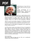 Biografía de Albert Einstein