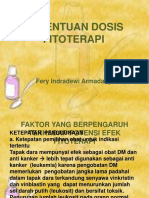 Penentuan Dosis Fitoterapi