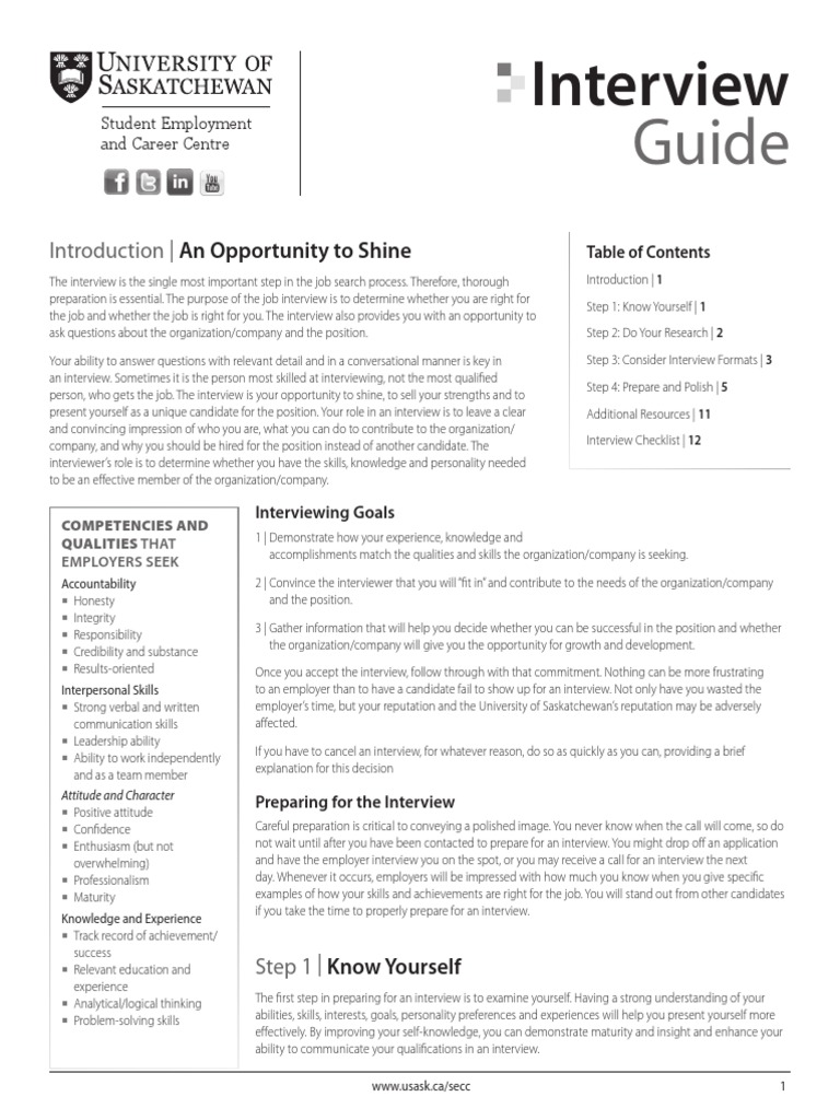 What Is An Interview Guide Pdf