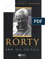 Brandom - Rorty and His Critics (Blackwell, 2000) 431p