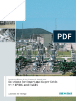 Solutions For Smart and Super Grids Using FACTS & HVDC PDF