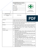 7.4.1.3 Evaluasi Kesesuaian Layanan Klinis Dengan Rencana Terapi