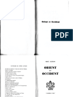 Guénon René - Orient Et Occident PDF