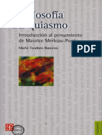 Ramirez M. La Filosofia Del Quiasmo. Intro Pensamiento M Ponty PDF