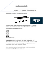 Cuartina y sus derivadas: galopa, galopa inversa y síncopa