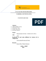 Cuestionario Situación de Riesgo Emocional