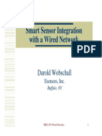 Smart Sensor Integration With A Wired Network: Darold Wobschall