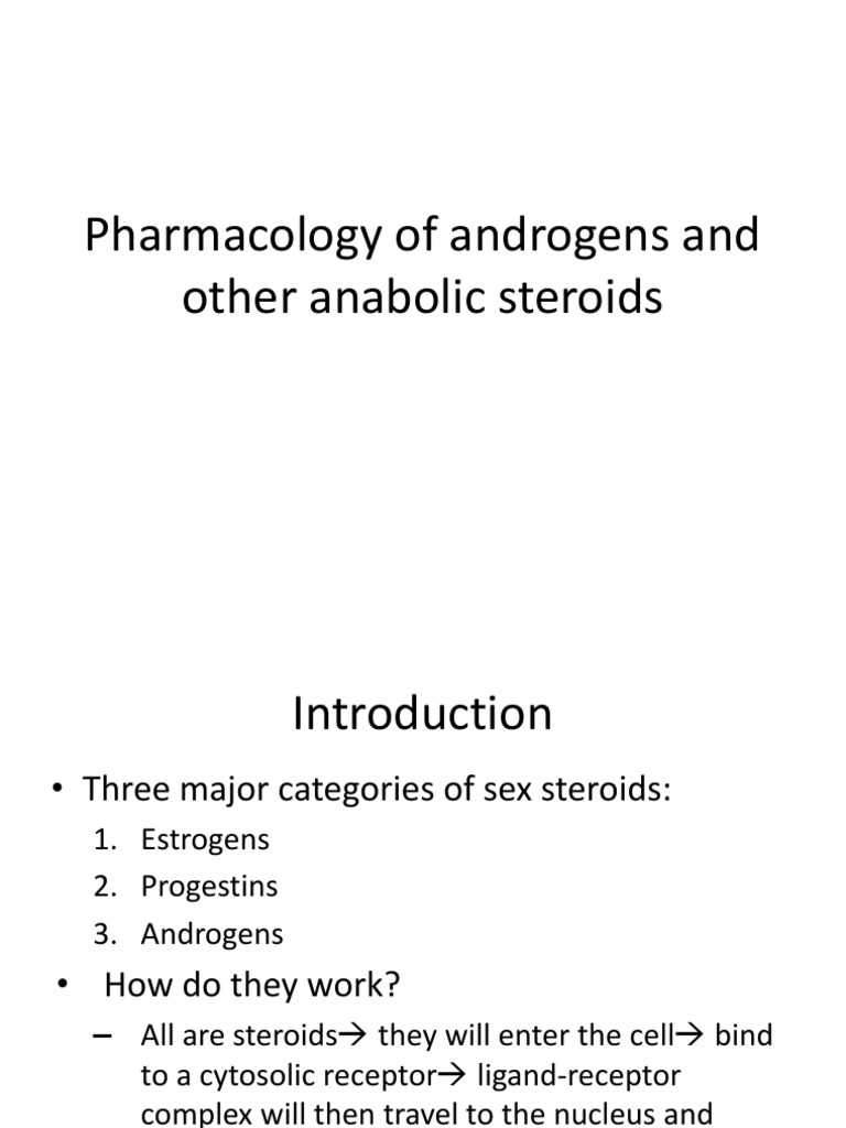 Pharmacology of Androgens and Steroids | PDF | Androgen | Testosterone
