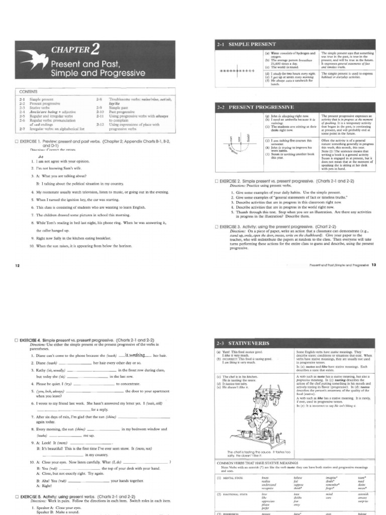 Chapter 2 understanding and using english grammar betty azar