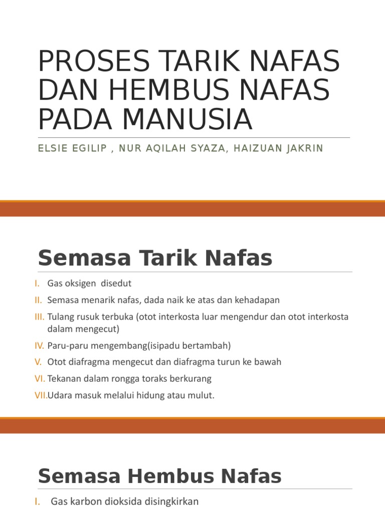 Proses Tarik Dan Hembus Nafas Pdf