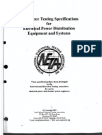 NETA - Acceptance Testing Spec for Electrical Power Dist Eqpt & Systems