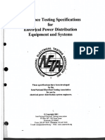 NETA - Acceptance Testing Spec For Electrical Power Dist Eqpt & Systems