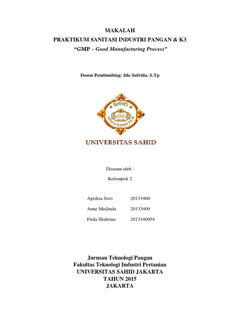 Makalah Gmp