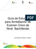 Guia de Estudios Examen Unico X PDF