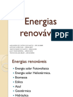 Seminário Engenharia Ambiental - Energias Renováveis