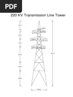 33 kV Tower Specifications and Heights | PDF | Electrical Equipment ...