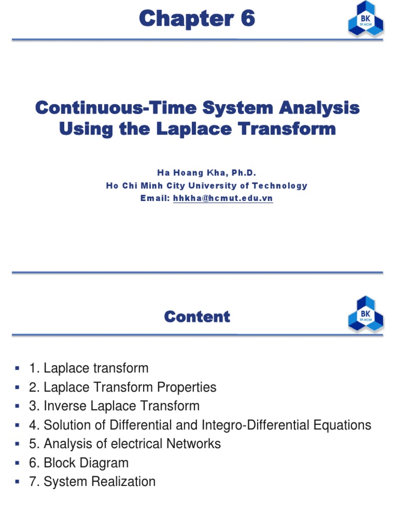 Laplace Transform in System Analysis | PDF | Laplace Transform | Polynomial