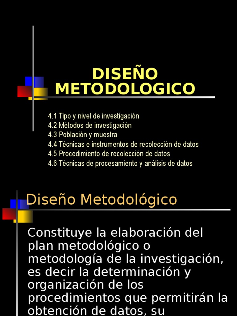8 DISEÑO METODOLOGICO