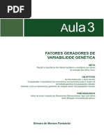 Fatores Geradores de Variabilidade Genetica