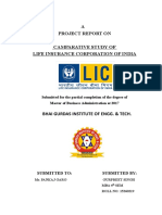 Gurpreet's Project On LIC India