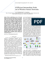 Secure and Efficient Intermediate Node Authentication in Wireless Sensor Networks