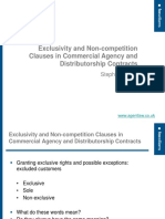 SIDKIN Stephen - Exclusivity and Non-competition Clauses in Commercial Agency and Distributorship Contra.pdf
