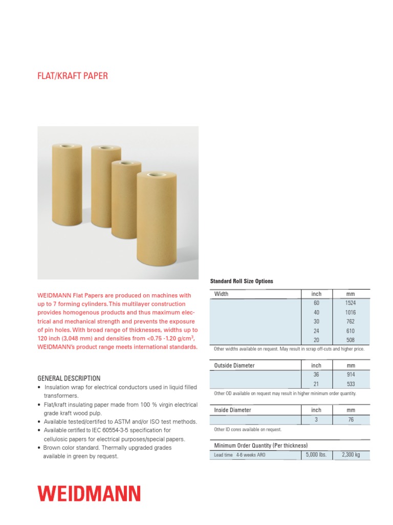 Kraft Paper PDF Paper Density
