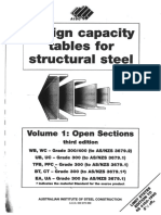 Design Capacity Tables For Structural Steel-Volume 1 - Open Sections 3rd Edition